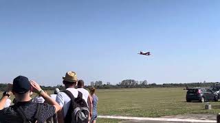 T28 Trojan 1100mm RC Plane landing in windy conditions [upl. by Cohl]