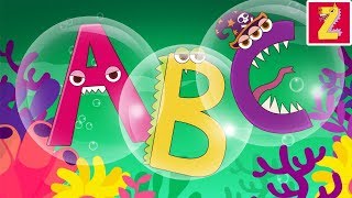 Make a Monster ABC Under the Sea l phonics song amp bubbles ABCD Song l ZooZooSong for kids [upl. by Setsero]