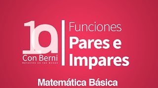 A25 1 Funciones pares e impares [upl. by Judith772]