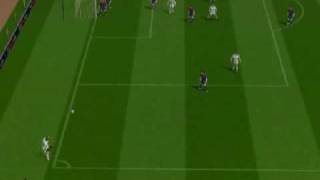 PES6  Beckham corner goal [upl. by Doreg]