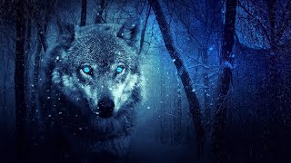 Wolves howling in the night 8 Hours of wolf sounds [upl. by Aihtenak46]