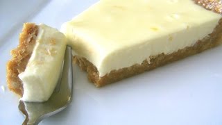 Easy Lemon Cheesecake  No Bake [upl. by Shirlie]