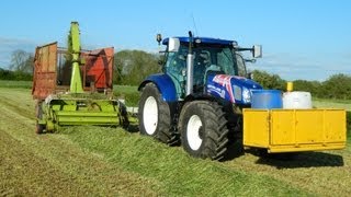 Silage 2012 2nd Cut Trailed Silaging [upl. by Benilda513]