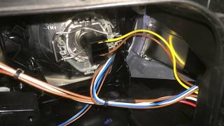 How to install LED bulbs H7 in dipped beam on Audi 2006 A6C6 [upl. by Terri]