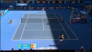 Vera Zvonareva vs Bojana Jovanovski 2011 AO highlights [upl. by Murage]