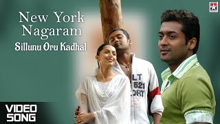 New York Nagaram  4K Video  Sillunu Oru Kaadhal  A R Rahman  Suriya  Jyothika  Vaali [upl. by Standing920]