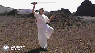 YANG STYLE TAIJIQUAN SWORD FORM BOB AMACKER [upl. by Lefty328]