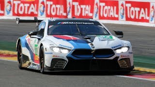 BMW M8 GTE on Track  Sounds amp Action at the First Race [upl. by Otilia318]