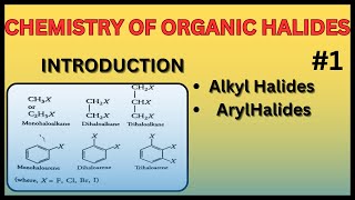 Chemistry of Organic Halides  Chemistry of Organic Halides bsc 2nd year Alkyl Halides Haloalkanes [upl. by Wahkuna]