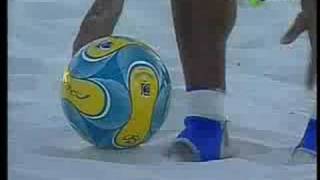 beach soccer World Cup SemiFinal 2008 SpainItaly penalties [upl. by Reifel583]