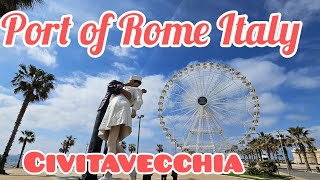 Civitavecchia ItalyCruise Port Of Romeitaly walkingtour explore [upl. by Kumar]