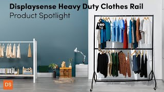 Displaysense Heavy Duty Clothes Rail [upl. by Epolulot899]