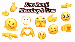 New Emoji 2024 Emoji Meaning And UsesEmoji Ka Matlab [upl. by Teage277]