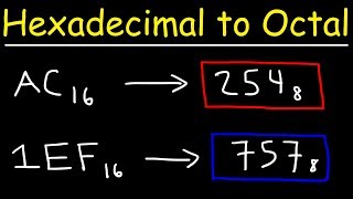 Hexadecimal to Octal Conversion [upl. by Nugesulo]