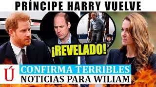 💥Harry VUELVE y CONFIRMA LO PEOR sobre Kate Middleton por William Carlos y Camila [upl. by Hesta]