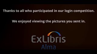 Alma Libraries Around the World  Alma Login Competition 2019 [upl. by Ecyar827]