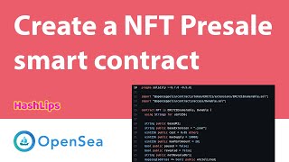 Create a NFT Presale smart contract [upl. by Eelyr404]