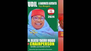 HON BILKISU YAKUBU INDABOkuzabeta amatsayim chiaman na wudil local government jahar kano [upl. by Diad]