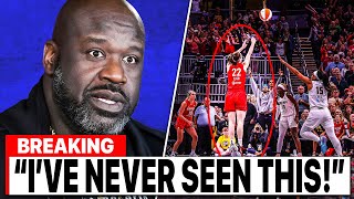 Shaquille ONeal GOES NUTS over Angel Reeses Performances and BACKS Caitlin Clarks ROTY AWARD [upl. by Nivrek]