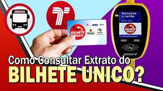 COMO CONSULTAR O SALDO DO BILHETE ÚNICO PELA INTERNET [upl. by Cristobal]