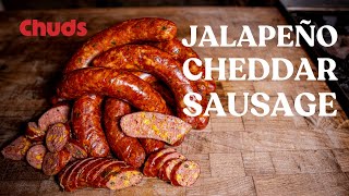 Jalapeño Cheese Sausage  Chuds BBQ [upl. by Emerald]