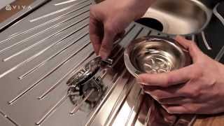 How to Install or Replace a Basket Strainer Sink Waste in a Kitchen [upl. by Wawro436]