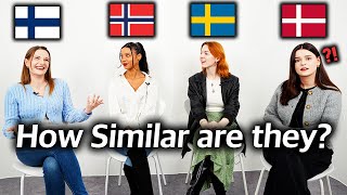 Can Nordic Countries Understand Each Other Finnish Danish Swedish Norwegian [upl. by Ellsworth198]