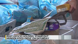 Stamp Out Hunger Food Drive happening on Saturday [upl. by Nnairb]