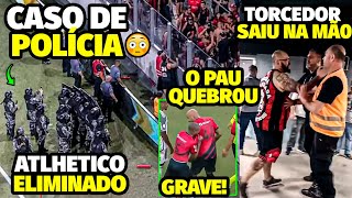 TORCEDOR PARTE PRA ClMA DE JOGADOR DO ATLHETICO NO VESTIÁRIO APÓS ELIMINAÇÃO NA COPA DO BRASIL [upl. by Barayon655]