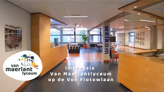 Impressie Van Maerlantlyceum op de Von Flotowlaan [upl. by Aicarg]