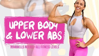 Lean Arms and Lower Abs Workout  Stronger  Day 12 [upl. by Rimat]