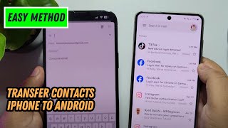 How Transfer Contacts iPhone To Android [upl. by Oicaroh]