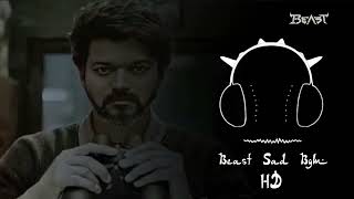 Beast Sad Bgm HD  Thalapathy Vijay  download link 👇 [upl. by Arfihs]