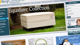 Jamison Bedding  SleepConfidantecom  Equalizer Collection  Cambridge Plush Mattresswmv [upl. by Oeht]