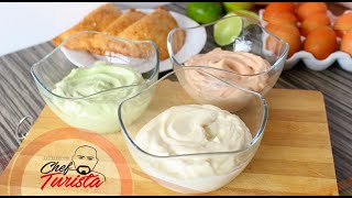 💚 COMO HACER MAYONESA VEGANA  7 RECETAS DE VEGANESAS  Chef Elias Marin [upl. by Mientao]