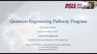 Fall 2024  Pathways Seminar  Quantum Engineering [upl. by Sielen]