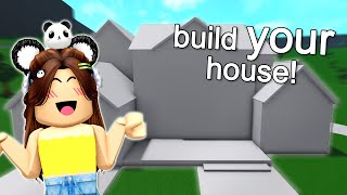 How to Build in Bloxburg [upl. by Ynavoeg]