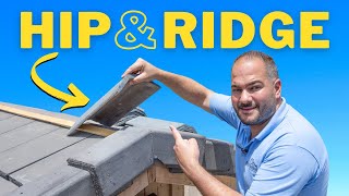 How to Install Hip and Ridge Tiles for a Flat Tile Roof [upl. by Shirley347]