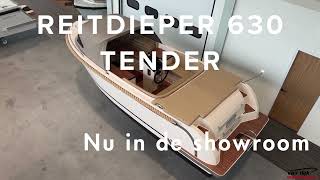 Nu in de Showroom  Reitdieper 630 Tender  8 persoons  Direct Varen [upl. by Barram]