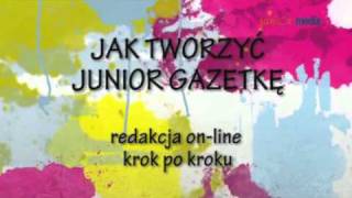 Junior Media Jak zrobić gazetkę PREZENTACJA [upl. by Llennehc749]