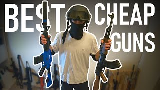 8 Cheap Airsoft Guns for Beginners [upl. by Ninerb]