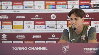 La Conferenza Stampa di Samuele Ricci a Pinzolo [upl. by Anilehs270]