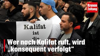 Wer nach Kalifat ruft wird „konsequent verfolgt“  kronetv NEWS [upl. by Aicargatla]