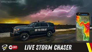 🟥 LIVE STORM CHASER Severe Weather Forecast for Louisiana  Ride Along With Us [upl. by Pavier355]