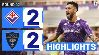 FiorentinaLecce 22  A fourgoal thriller in Florence Goals amp Highlights  Serie A 202324 [upl. by Suzanna]