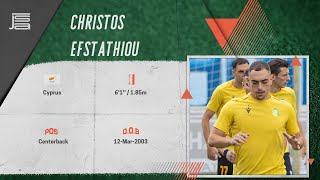 🇨🇾 Christos Efstathiou  Cyprus NT  Centerback Highlights [upl. by Atarman]