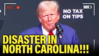 Trump CRUMBLES in DISASTER SPEECH in North Carolina [upl. by Riem131]