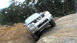 Nissan Navara D22 rock climb at Lithgo  Clip 04 [upl. by Neelrad]