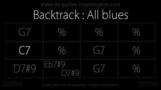 All blues 120bpm  Backing track [upl. by Tiraj983]