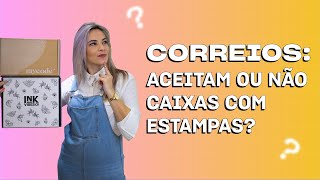 Caixa PERSONALIZADA para envio é aceita pelos CORREIOS [upl. by Ahsinod]